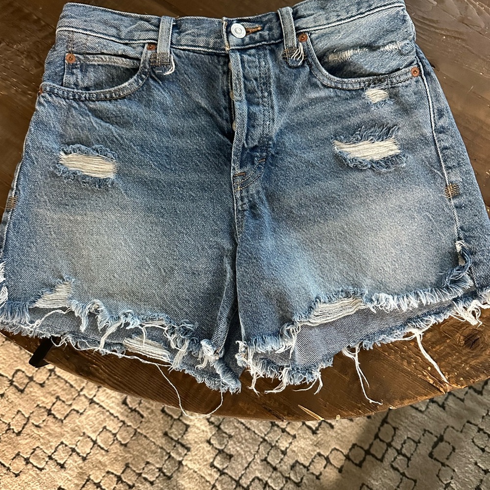 Free people denim shorts